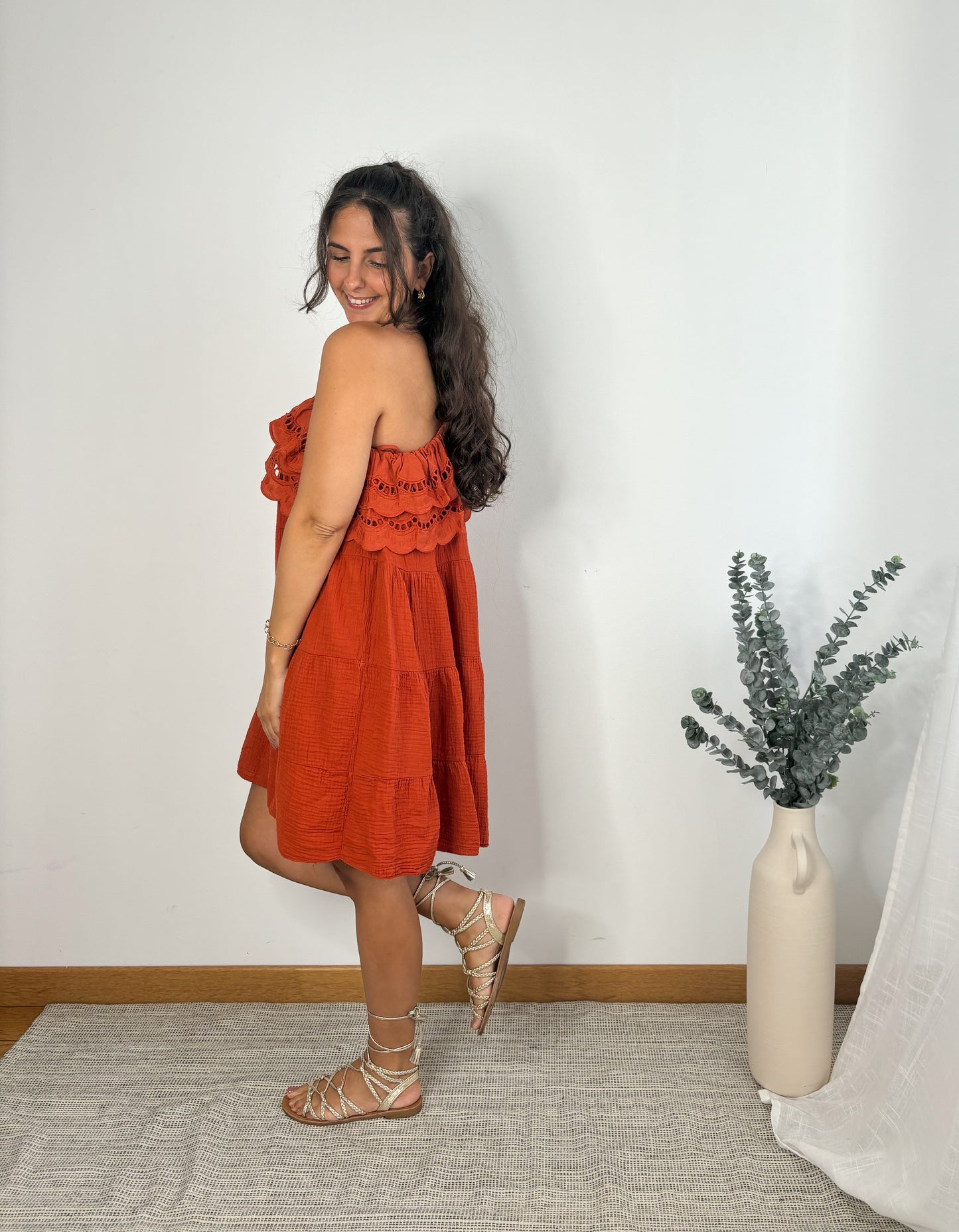 Robe Alma Terracotta PETITE