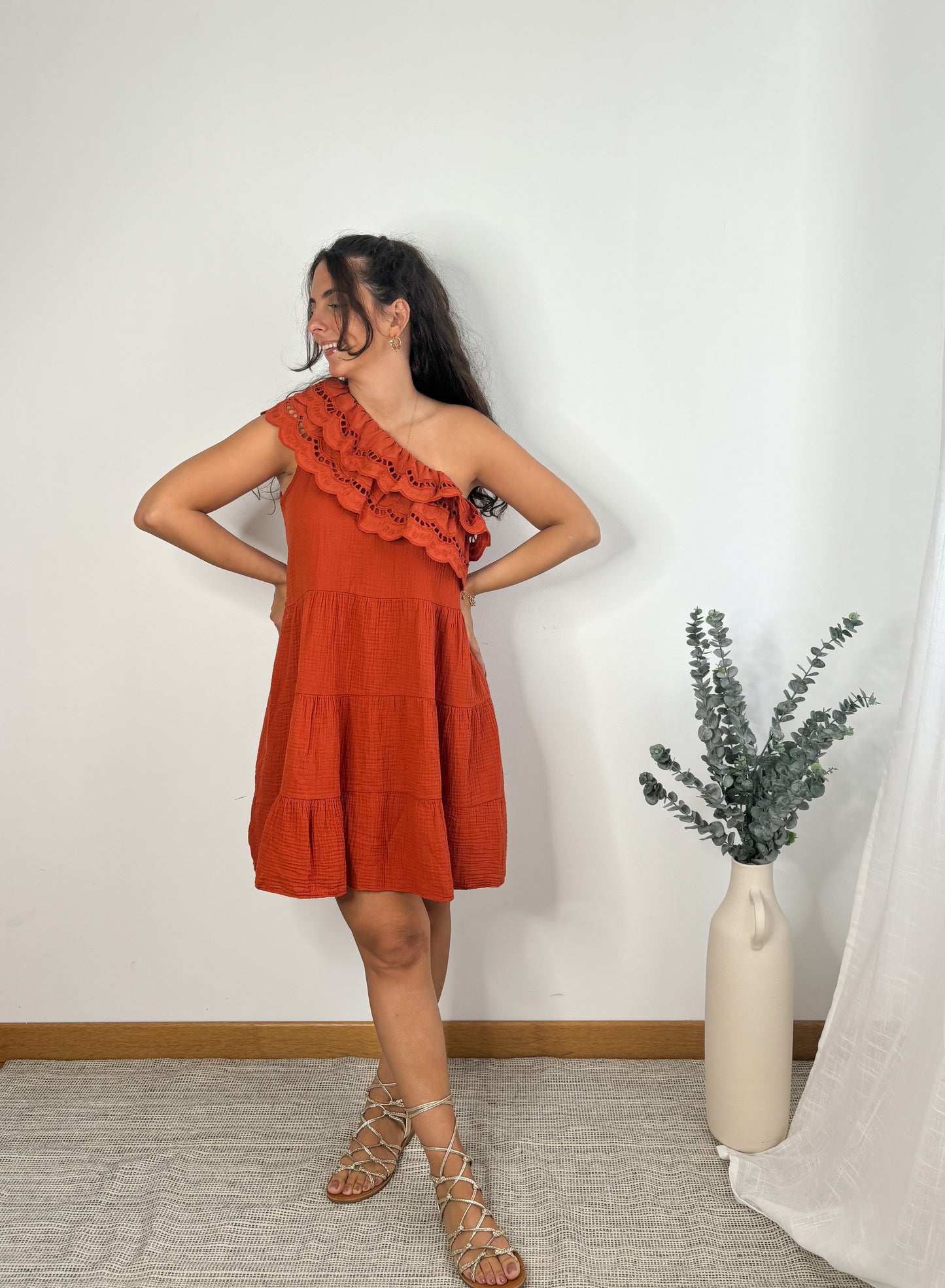 Robe Alma Terracotta PETITE