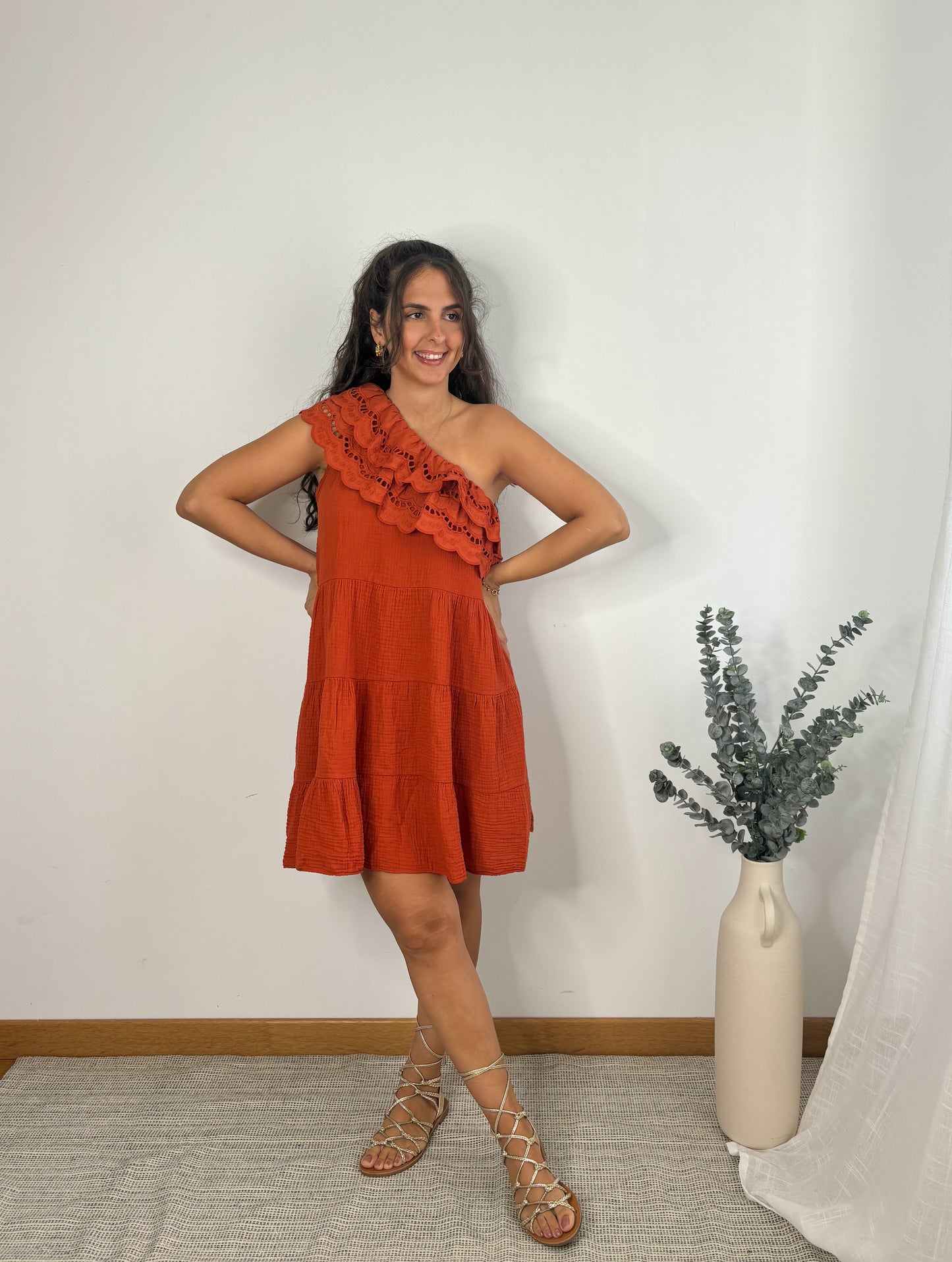 Robe Alma Terracotta PETITE