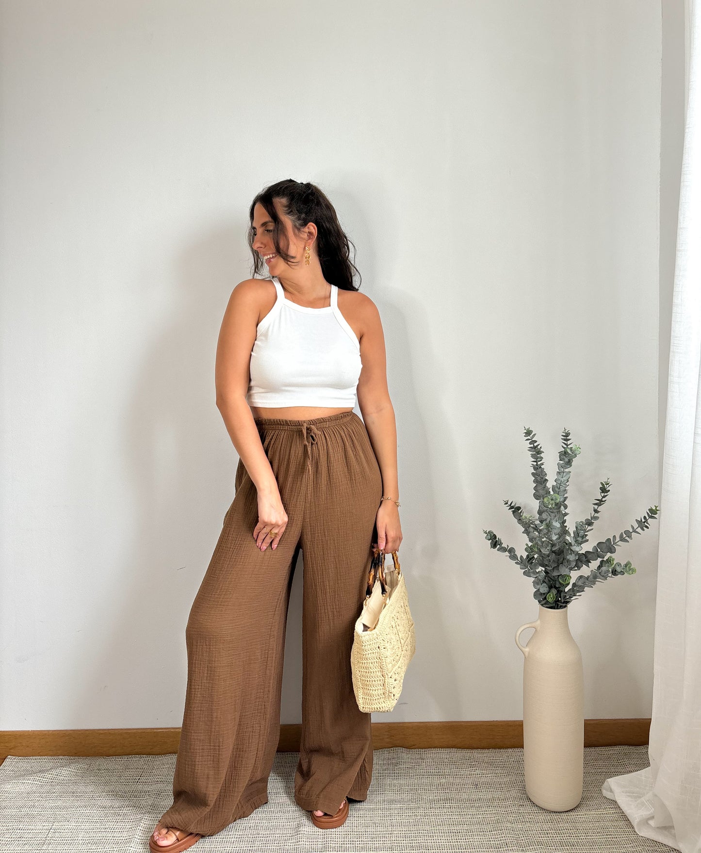 Pantalon Gaze Marron